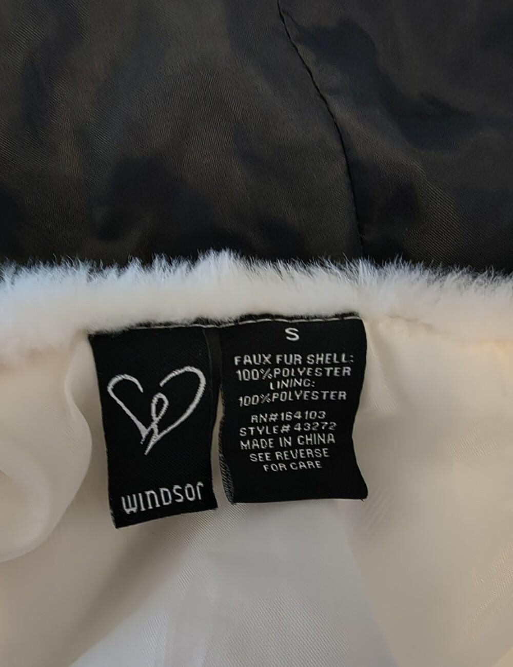 White Faux Fur Crop Jacket